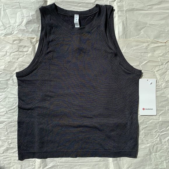 Lululemon Women's Train to Be Tank, NWT, Black, Size 6 - Picture 1 of 9